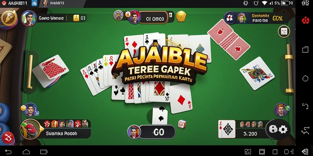Gameplay seru AJAIB11 saat bermain Gaple dengan teman.