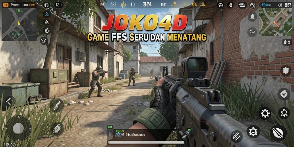 Tampilan gameplay menegangkan dalam JOKO4D, penuh aksi dan strategi.