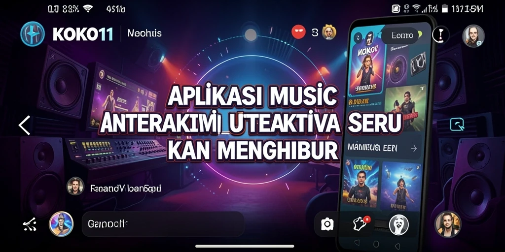 Screenshot gameplay KOKO11 menampilkan pengguna yang menyanyi dengan penuh semangat.