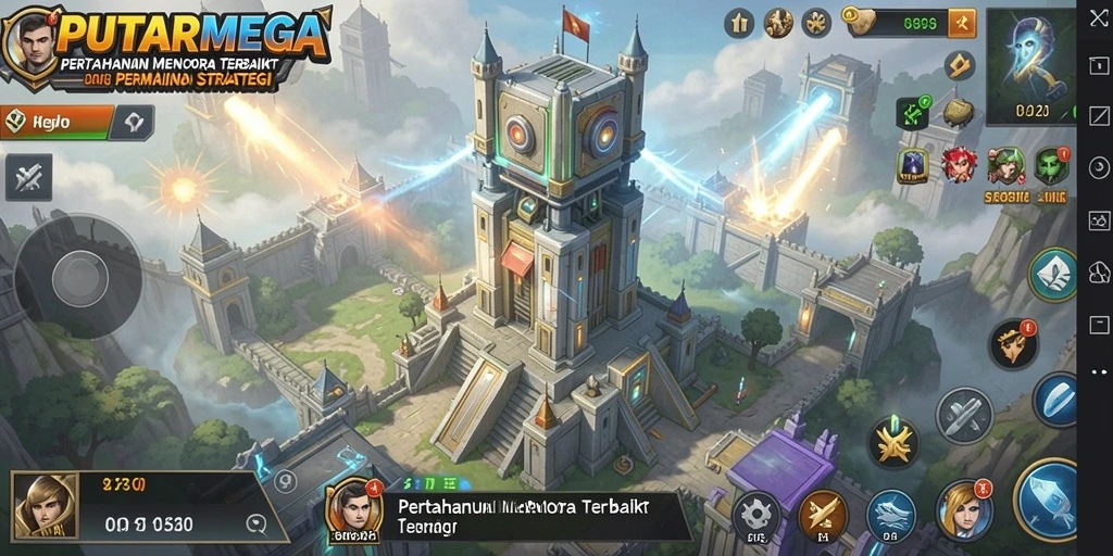 Tampilan menegangkan dari gameplay PUTARMEGA yang mendebarkan.