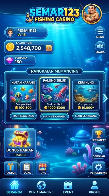 Proses pencarian aplikasi yang mudah di semar123.